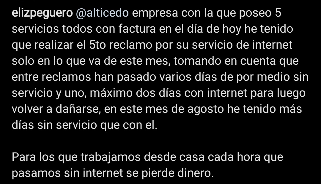 ElizPeguero's tweet photo. @altice_do son unos abusadores 🤬 https://t.co/FoGl4blKz4