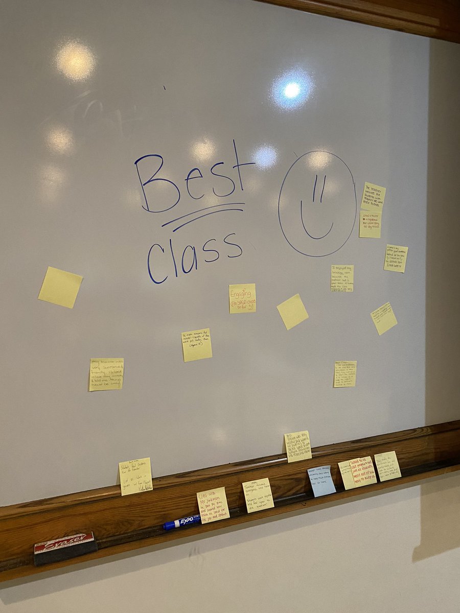 Super grateful to be back on campus this semester! We kicked our night off with a discuss about the best and worst classes we ever had. Among the “best” qualities- engagement, relationships, and communication! <a href="/ETSUCCOE/">ETSU Clemmer College</a>