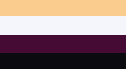 ColorPickedFlag's tweet image. Today's first flags of the day are the nonbinary and asexual flags picked from Sasara Nurude from Hypnosis Mic!