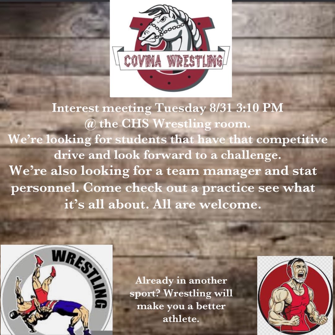 CHS Wrestling is looking for some students that have that drive to compete.