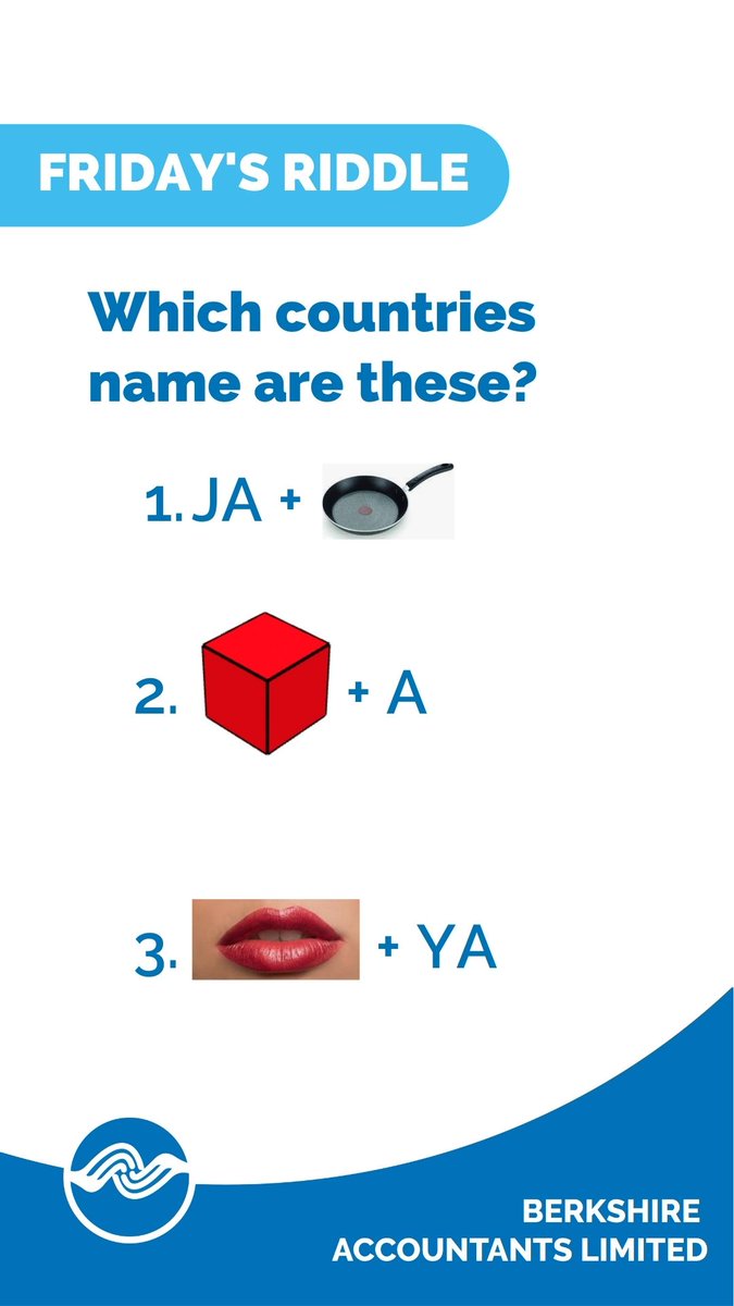Leave your score in comments box (3/3, 2/3, 1/3 or 0/3?)
#riddle #fridayfun #haveanicelongweekend #rdguk #berkshire #newbury