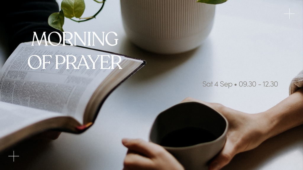Have you got our Morning of Prayer in your diary? • Ahead of our Rededication Service on Sun 5 Sep, we are taking the opportunity to seek God and pray over our new building. No need to book, just come along, all details on the website!