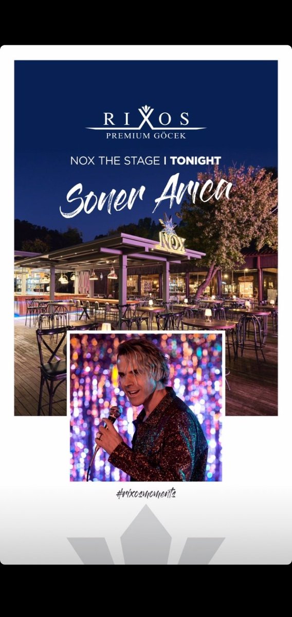 Sonerarica1F's tweet image. 🌟🌟 Bu Akşam 🌟🌟
#rixospremiumgocek 🌟
@SonerArica 💞💞🌞