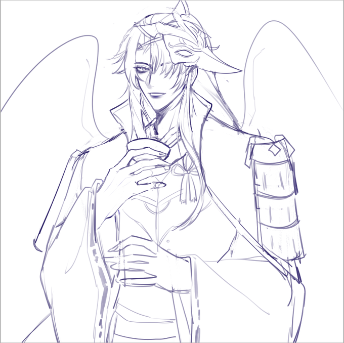 sasayuri sketch #GenshinImpact #原神 