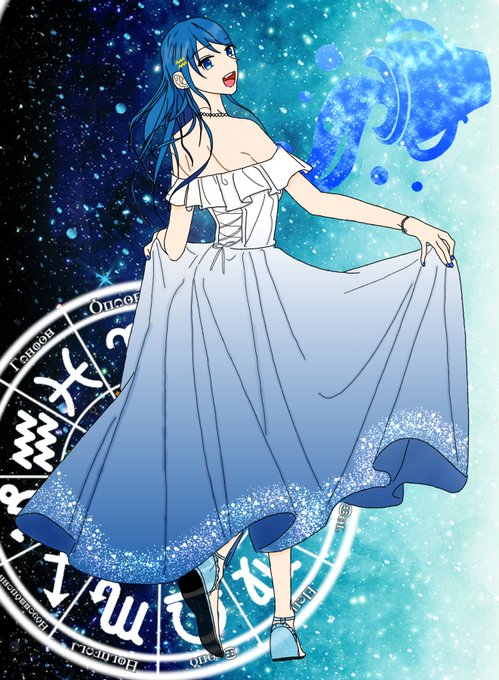 水瓶座のtwitterイラスト検索結果