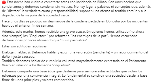 Iñigo Urkullu tweet media