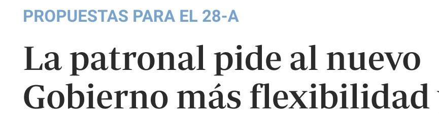 SindicalToday's tweet photo. Los empresarios dicen que los derechos laborales son demasiado rígidos y anticuados, que para levantar el país hay que aumentar la flexibilidad.
Recogemos el guante y proponemos unas cuantas medidas de flexibilidad: https://t.co/HOxJajtF2G