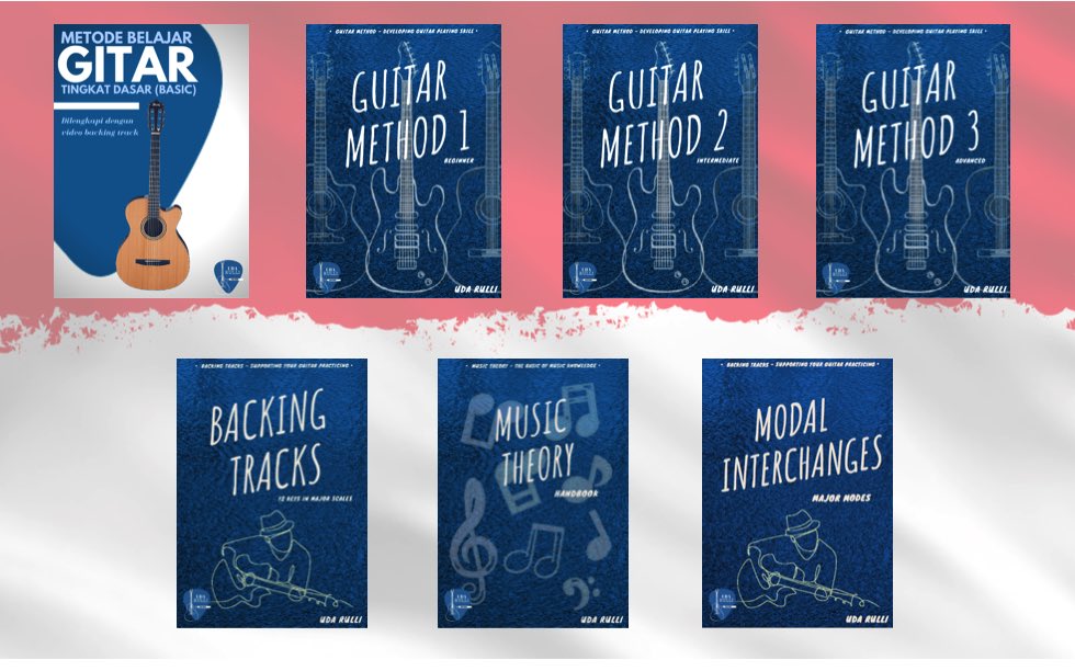 uda_rulli's tweet photo. Promo Ebook Merdeka Belajar Gitar tinggal 5 hari lagi
Ebook dilengkapi dengan Minus One/ Backing Track 
Harga satuan 76K &amp; Harga Semua Ebook 390K
Untuk order silahkan DM 
Terima Kasih 

#ppkm #dirumahaja #gitaran https://t.co/aYDILGjT4G
