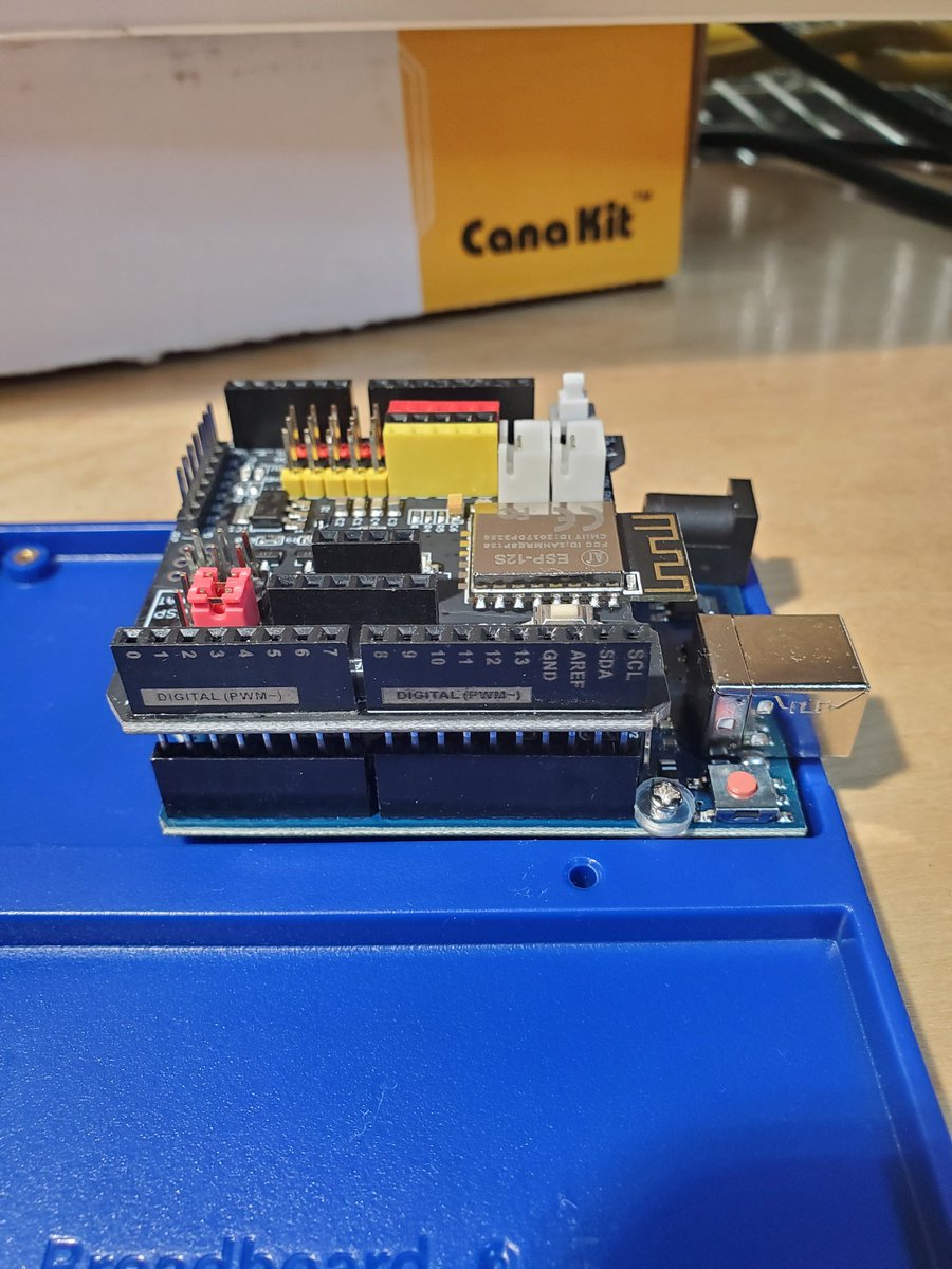 OpenSourceBike's tweet photo. WiFi, thanks for asking.
This is a ESP 12S, based of the ESP8266.
#arduino #esp8266 #opensourcebike https://t.co/rDuxyxCtQ6