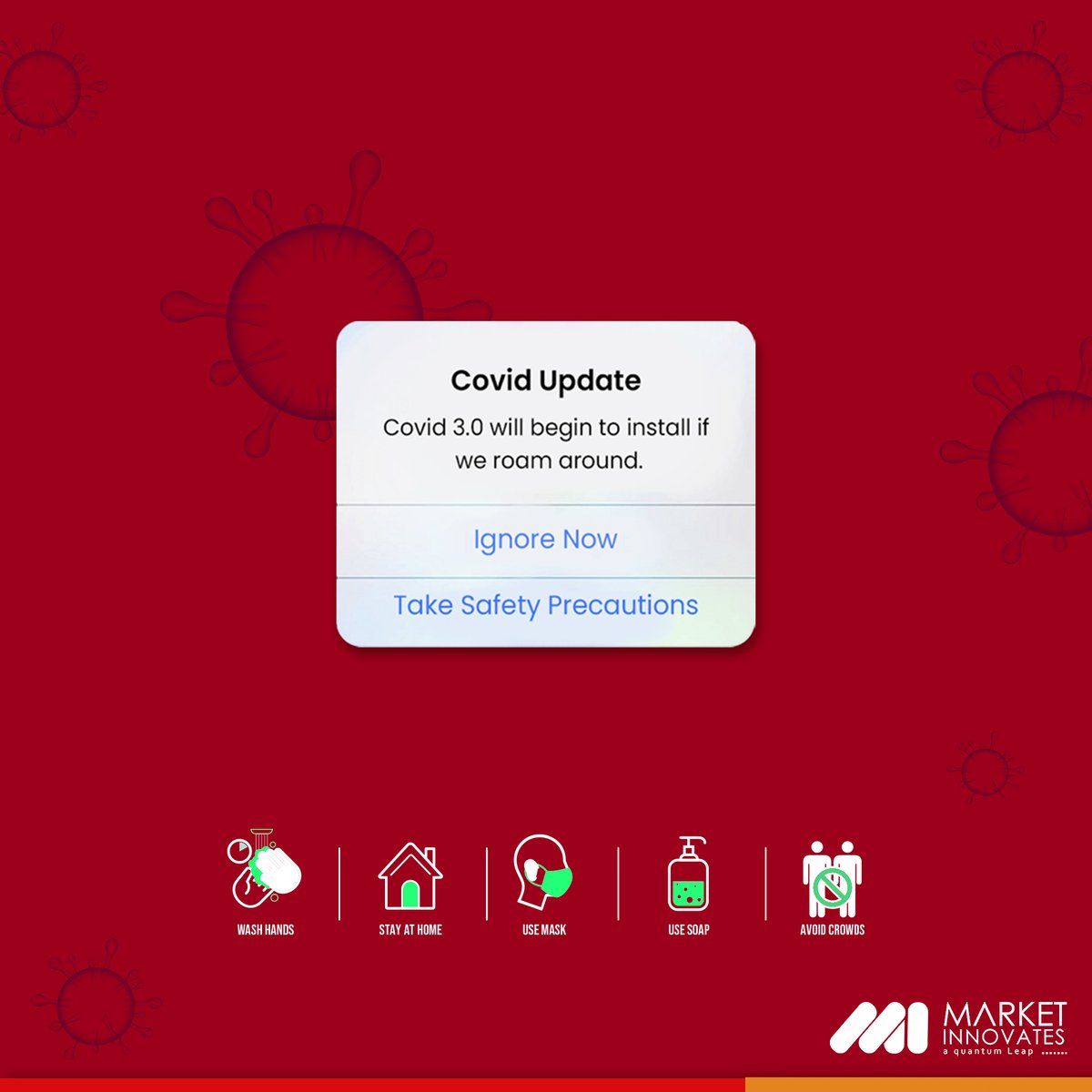 MarketInnovates's tweet photo. Third waves can only be controlled not stopped. It's in our hands. So let's stay safe and be extra cautious in the coming days. We shall survive. 

#Covid #Precautions #BreaktheChain #StaySafe https://t.co/wvudcRNjv4