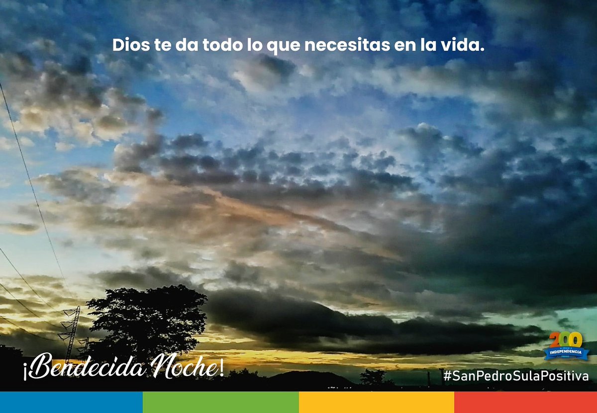 MuniSPS0501's tweet photo. Dios te sorprende cada minuto con sus bendiciones.

¡#FelizNoche #SanPedroSula! https://t.co/dZbPaSU68G