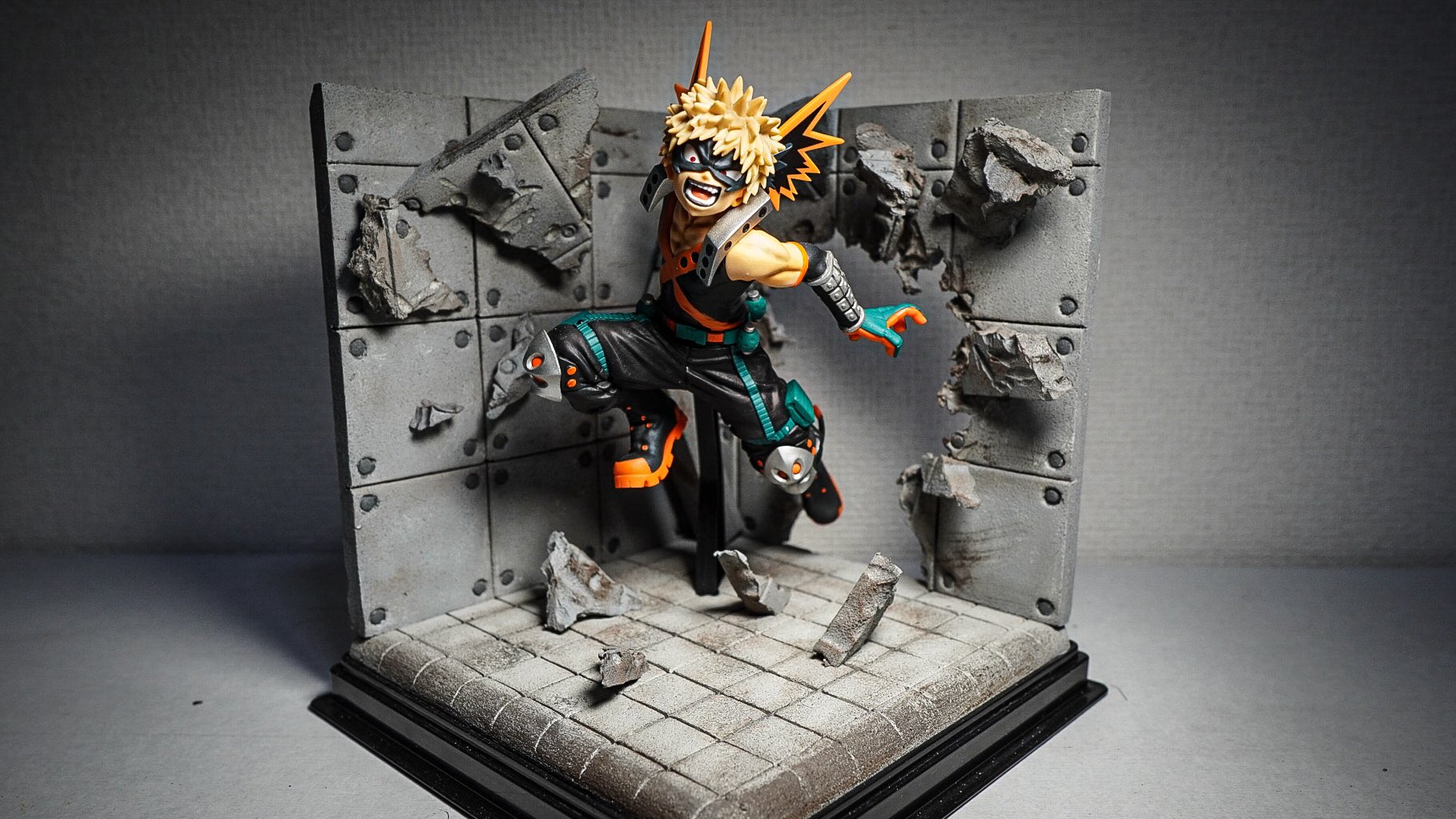 Amazon.co.jp: ヒロアカ フィギュア エフェクト ジオラマ土台