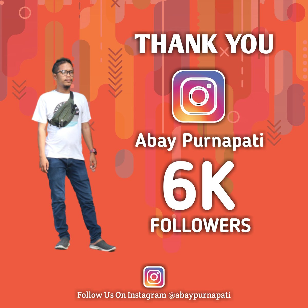 APurnapati's tweet photo. "Thank You 6Ribu Follower"

Terus dukung saya untuk mengkampanyekan bermedia sosial positif 😊🙏🙏🙏

#e #follower #likesforlike #likeforlikeback #followforlike #liketime #k #follows #likelike #happy #lfl #style #followtrain #followher #insta #cute #followall #followhim #art https://t.co/C0VKecsfSs