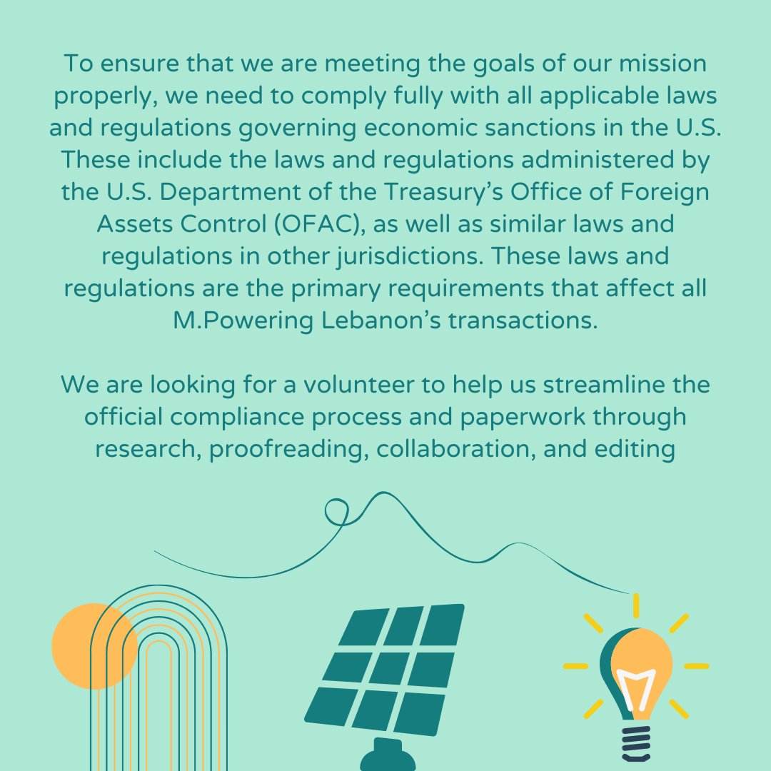 MPoweringLeb's tweet image. We’re looking for a new compliance officer! Swipe through to find out more about how you can help and how to apply.