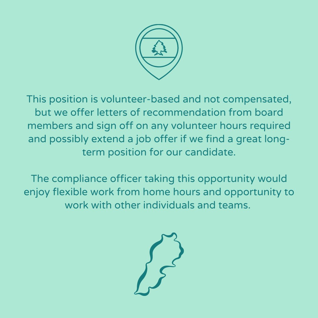 MPoweringLeb's tweet image. We’re looking for a new compliance officer! Swipe through to find out more about how you can help and how to apply.