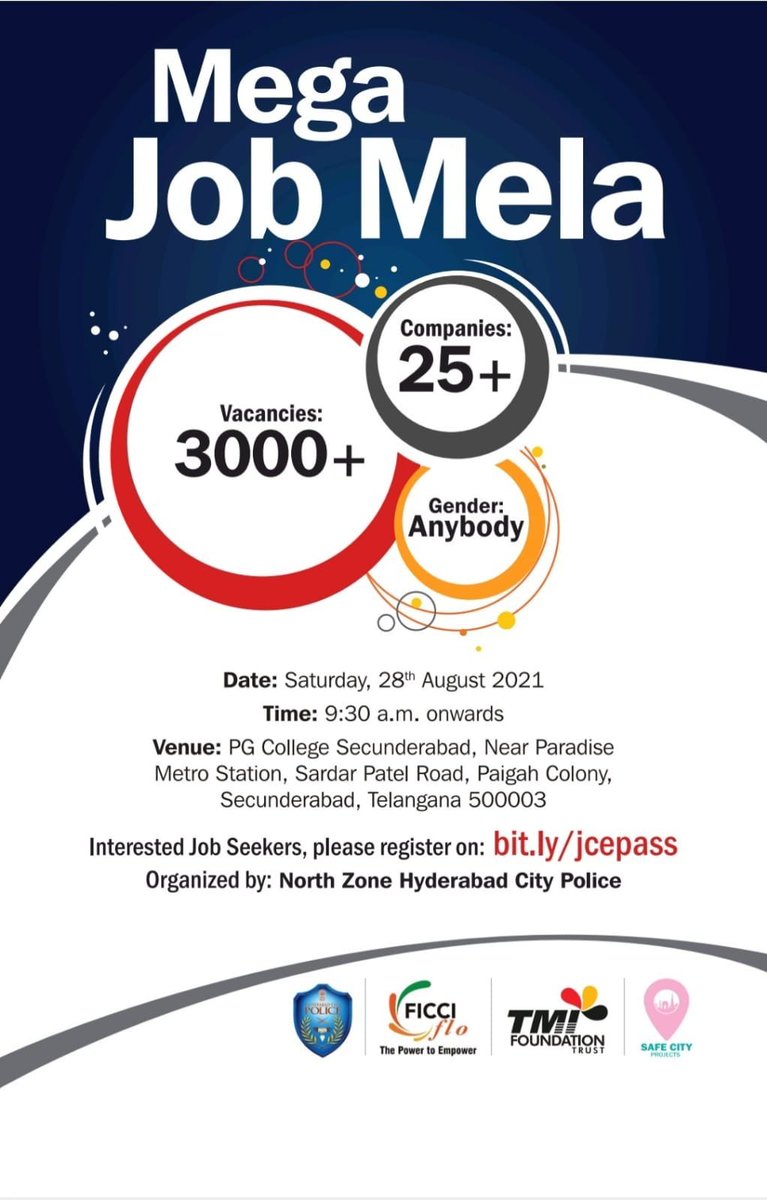 #JobMela #HyderabadCityPolice