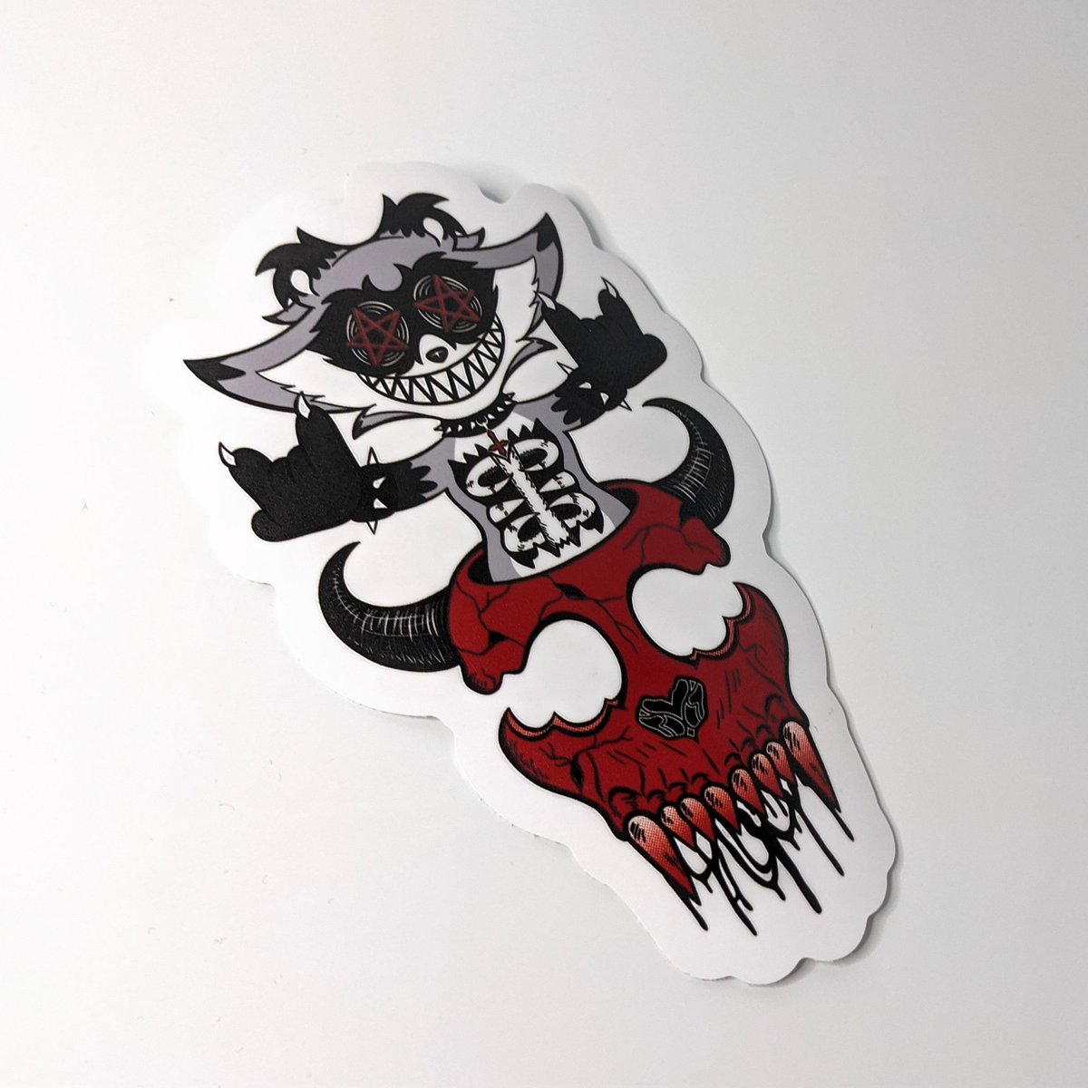 burubado_furry's tweet photo. #metalfreak sticker for @SatanicRaccoon https://t.co/W9g84eyoeU