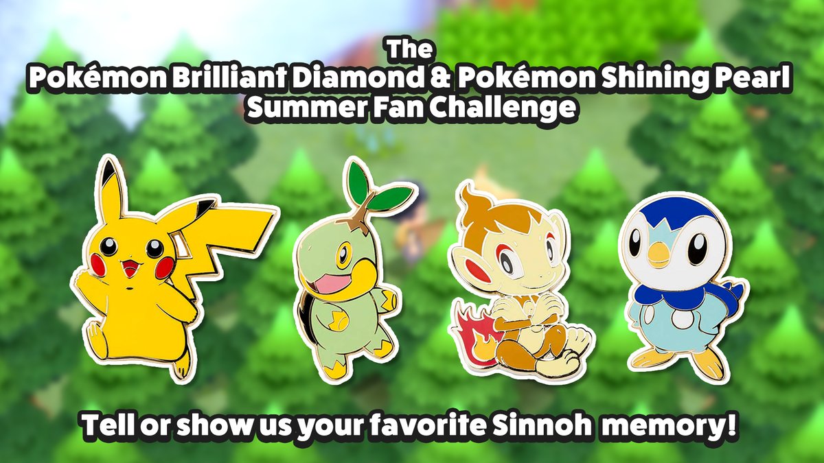 Celebrate the release of Pokémon Brilliant Diamond and Pokémon