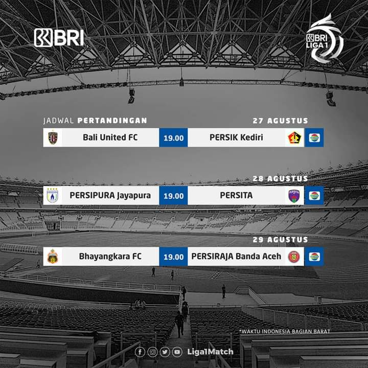 BRILiga1's tweet image. Jadwal pertandingan BRI Liga 1.

#Liga1 #BRILiga1 #BangkitBersama #DukungDariRumah
