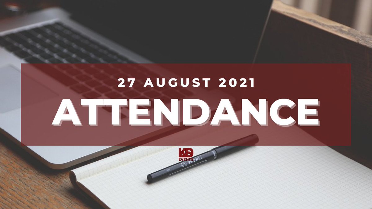 ㅤ

                 ATTENDANCE.⠀ 
                 AUGUST.⠀ 27.⠀ 2021.⠀

                 PLEASE REPLY USING 
                 THIS FORMAT:
                 NAME + POSITION + 
                 YOUR SNS POST