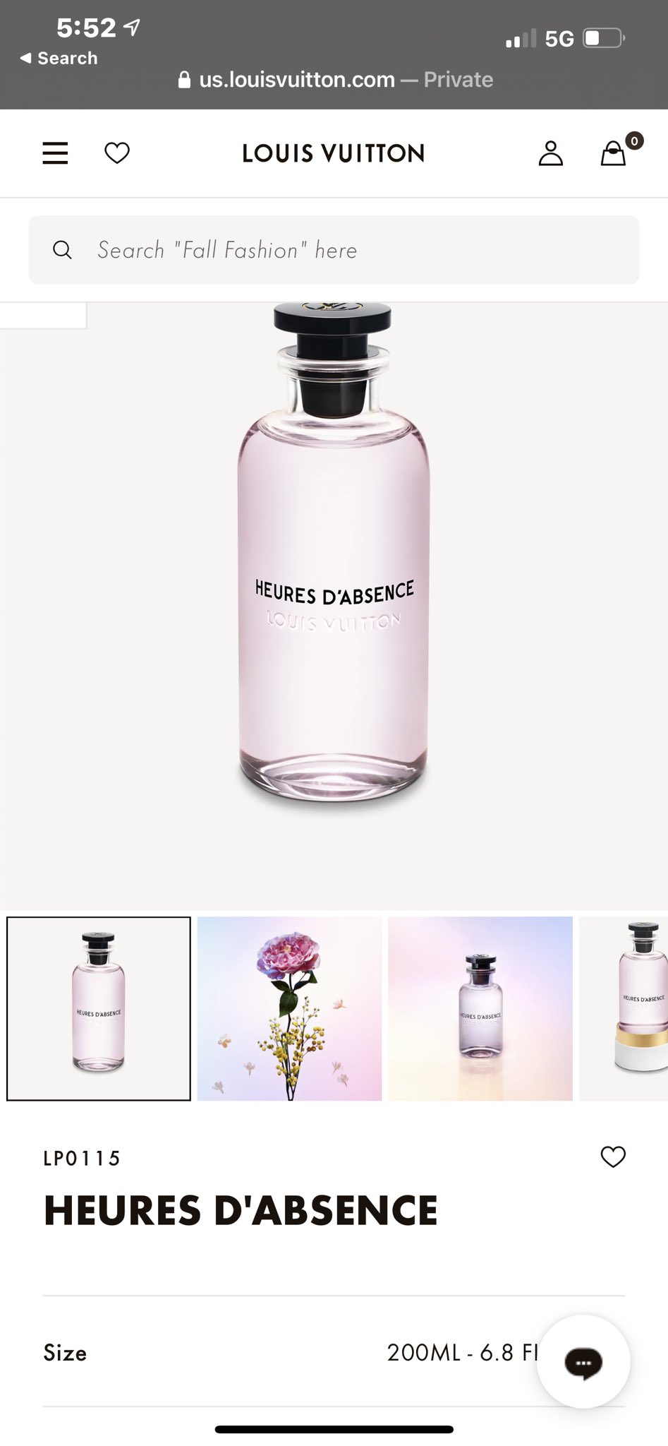 Travel Spray Heures d'Absence - Perfumes - Collections