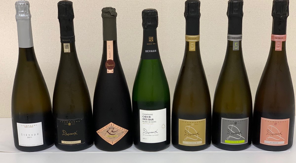 vin_fumiko's tweet image. 上質なミネラルの洗礼でコロナ渦中心身ともに浄化された気分🥂🥂🥂
名醸造家 M.シャプティエが惚れ込んだシャンパンメゾン『ドゥヴォー』の魅力全開　
non-solo-vino.blog.ss-blog.jp/2021-08-27-2
#Campagne #Devaux #MichelChapoutier 
#Stenope2011 #国分グループ本社株式会社