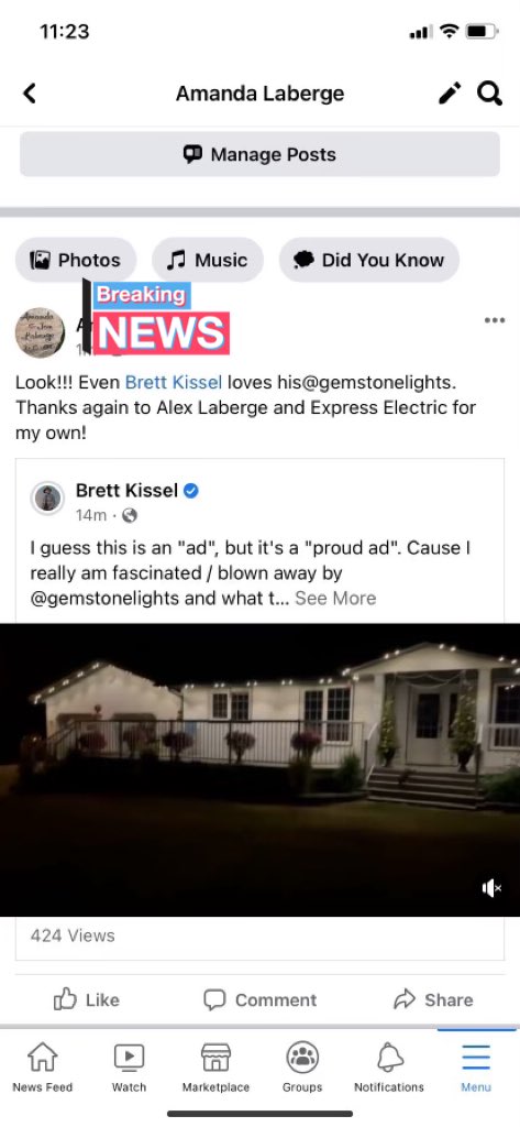 ExpressElectri5's tweet photo. Breaking news. Brett Kissel loves his @gemstonelights as much as this satisfied @ExpressElectri5 customer!
-
-
-
-
#dontwaituntilDec #bookyourinstalltoday
#appmakesiteasy #ourcustomersrock https://t.co/HMpiLUUpp3