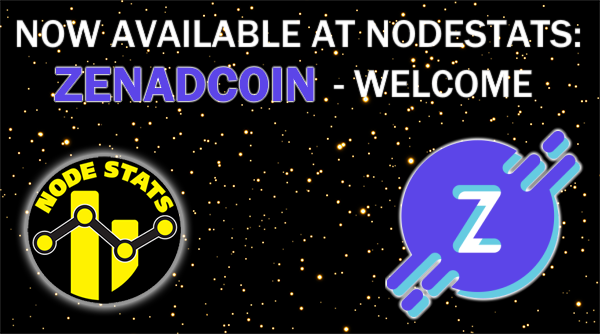 Zenad coin <a href="/CoinZenad/">Zenad Coin</a> was listed on NodeStats <a href="/StatsNode/">NodeStats</a> Plarform.Thank you: nodestats.info/default.php?co…