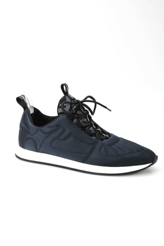 Fendi Womens Lace Up Nylon Running Sneakers Dark Navy Blue Size 37.5 7.5  ebay.com/itm/Fendi-Wome… @LindasStuff  😮