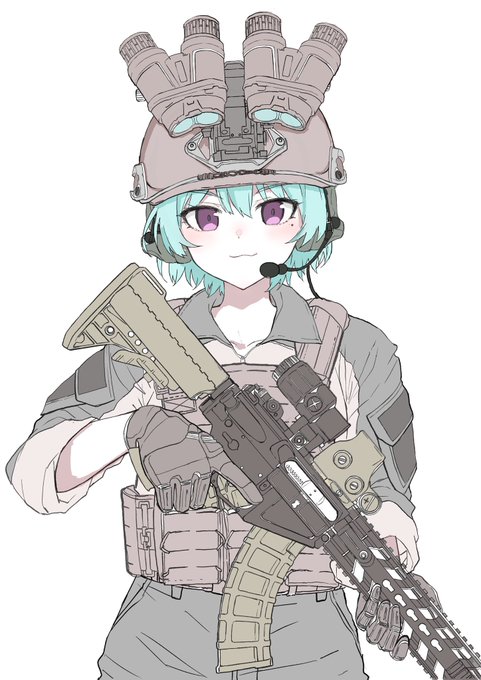 「M4カービン ショートヘア」のTwitter画像/イラスト(新着)