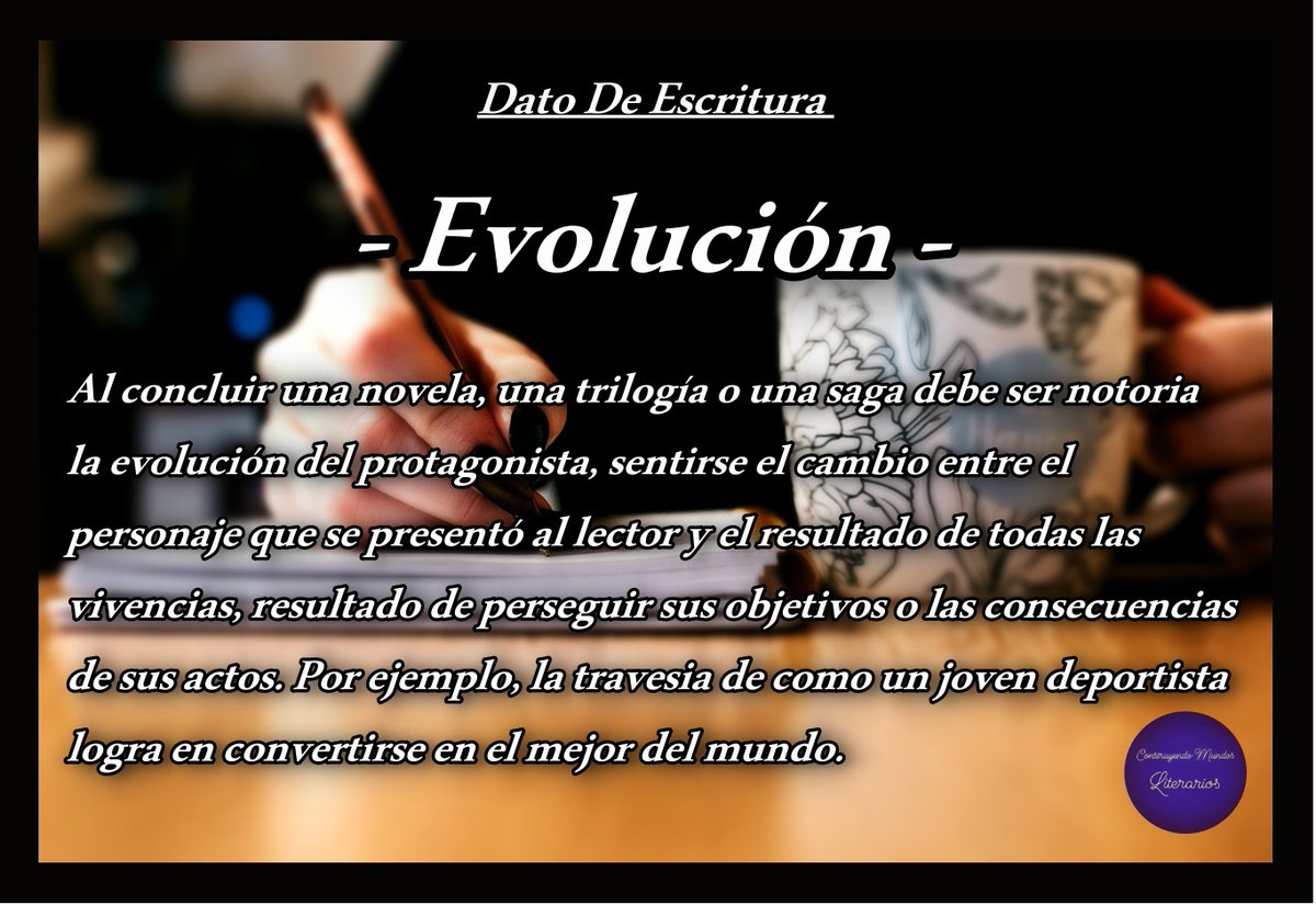 ¡Feliz viernes! La planeación de personajes es un factor importante en la narración, aquí te damos unos tips 😉
#elamoralaliteraturanosune
#booktubemexico #escritoresespañoles
#booktubeespaña #autores #escritores #libros #letras #lecturas #lectores #escritos