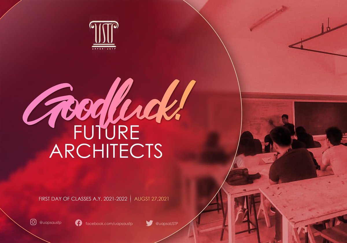 uapsaUSTP's tweet photo. Greetings!
Today is the first day of the First Semester for A.Y 2021-2022! Are you ready to pave your way to your future? We know it will not be easy, you will encounter a lot of hindrances along the way, but UAPSA-USTP Chapter will be with you.
#UAPSAUSTP
#Reconnect https://t.co/GAgTE6UkZc