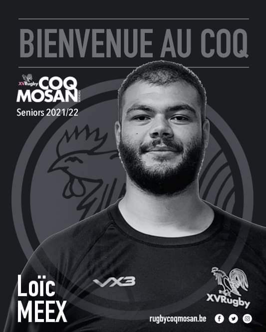 ⚫️⚪️ RECRUE - SENIORS - 2021/2022 ⚪️⚫

Après un bref passage à Visé, Loïc Meex fait son come back cette saison à Berneau. 🔥

Nul doute que son envie de donner le meilleur de lui-même bénéficiera à l'équipe. 💪

Réservons-lui un bon accueil pour son retour au club! 🖤

#goCoq 🐓
