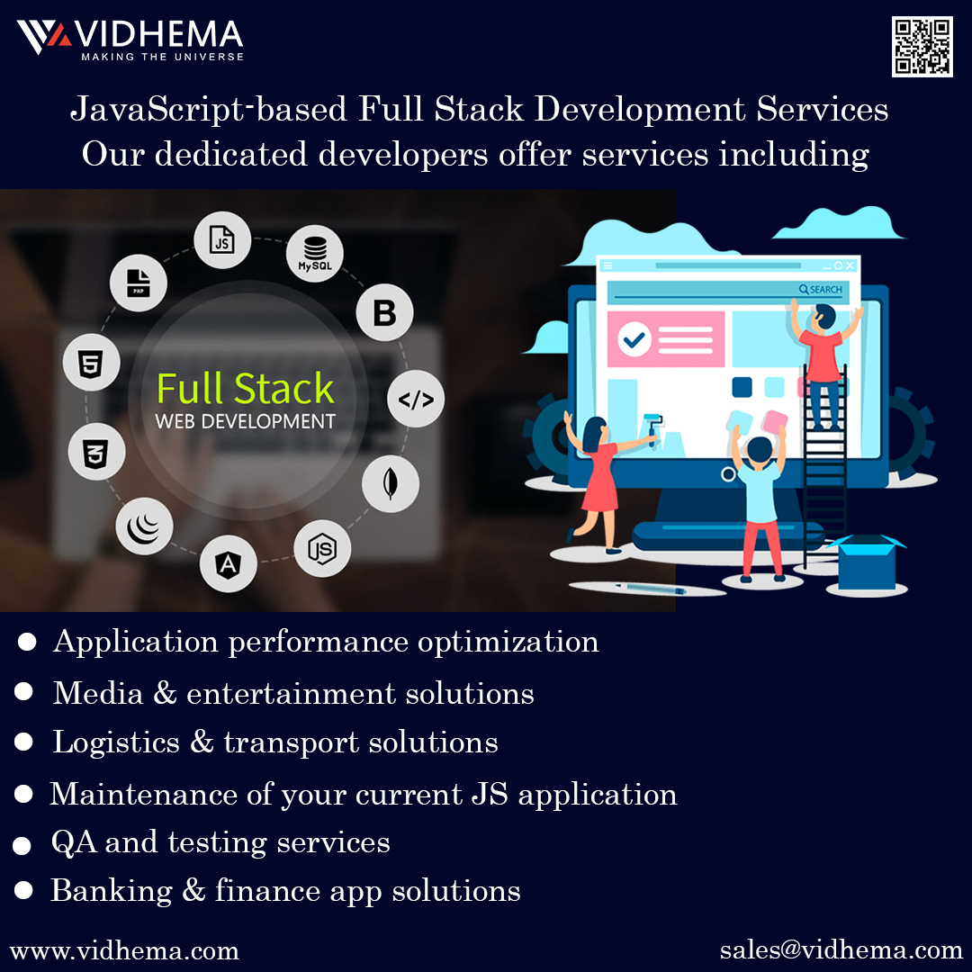 Vidhema1's tweet image. We are an elite full-stack #javascriptwebdevelopment company that offers enterprise-level services. We help you in improving the processes, streamline operations with robust and highly effective websites. Our team of experts has extensive experience in providing #webappservices.