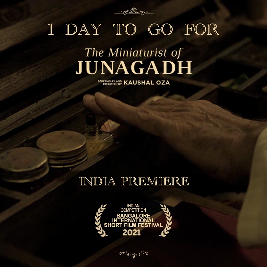 Luminoso Pictures (@luminosopics) on Twitter photo We cannot contain our excitement as we inch closer to our India Premiere!
Only one day to go for #TheMiniaturistOfJunagadh to screen for free <a href="/bisffblr/">BISFF: Bengaluru International Short Film Festival</a>!
Check out the link for more details:
bisff.movigarage.com/#/
#TMOJ We cannot contain our excitement as we inch closer to our India Premiere!
Only one day to go for #TheMiniaturistOfJunagadh to screen for free <a href="/bisffblr/">BISFF: Bengaluru International Short Film Festival</a>!
Check out the link for more details:
bisff.movigarage.com/#/
#TMOJ