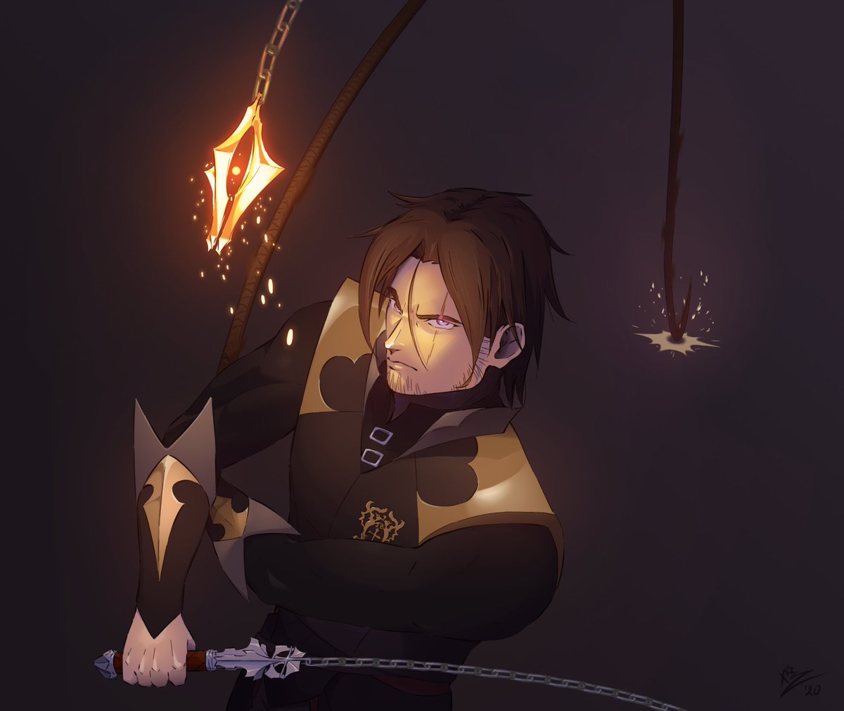 Quasar_Works's tweet photo. This series won my heart, this is my little tribute for it.
Thanks for giving us such an amazing animated work @SamuelDeats ❤️💛💙
#Castlevania https://t.co/qibR5FdoAh