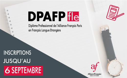 alliancefrparis's tweet photo. [Nouvelle date 💡] Plus que quelques jours pour vous inscrire au DPAFP ! Vous souhaitez devenir enseignant du #Fle ? Suivez notre formation de courte durée et lancez votre carrière.
Inscriptions et informations 👉 https://t.co/EJZ8AKWM5O
#alliancefrancaise #AFParis #formation https://t.co/lJTo4ycGhp