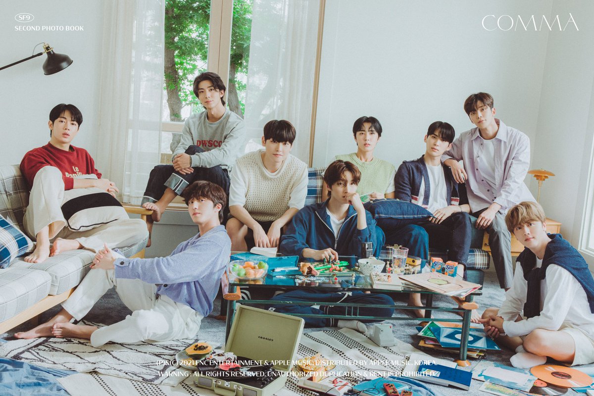 FNC_STORE's tweet photo. SF9 2nd Photo Book [COMMA]
21.08.30 Sales Open

#SF9 #에스에프나인 #2nd_Photo_Book #COMMA https://t.co/sRzHDrArgH