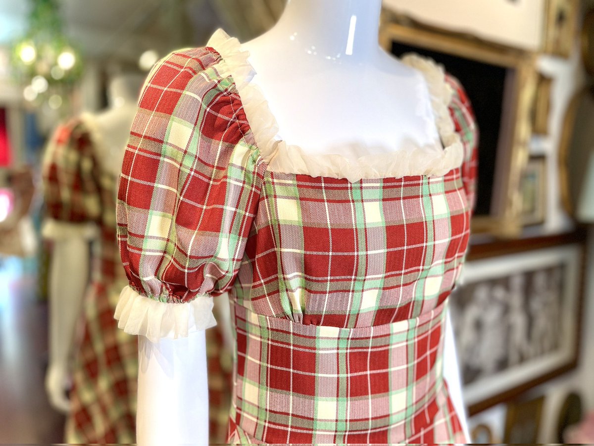 代官山chocolate ショコラータ على تويتر Hot Item レトロ感のあるチェック柄がポイントのワンピースです Size M L 7 9 Tax In 在庫残りわずかです お早めに ワンピース 代官山ショコラータ ワンピース専門店