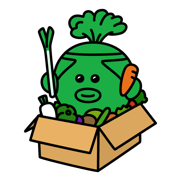 「8月31日は【野菜の日】
野菜の栄養価値再認識と消費促進に向け、食料品流通改善協」|地球くんのイラスト