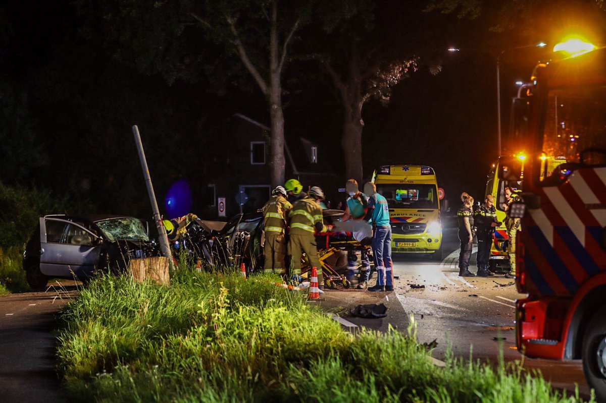 Melding verkeersongeval Lunterseweg Ede