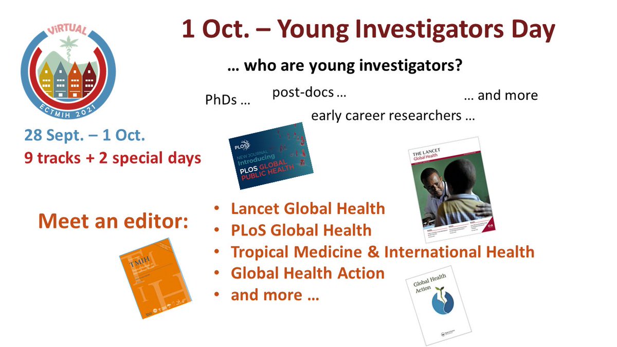 ECTMIH2021 (@ectmih2021) on Twitter photo #ECTMIH2021 Young Investigator’s Day – Meet an Editor: Lancet Global Health, PLoS Global Health, Tropical Medicine & International Health, Global Health Action
Learn more bit.ly/3gunxYJ
Hosted by <a href="/NRSGlobalHealth/">Global Health Research School</a> <a href="/UiB/">Universitetet i Bergen</a> <a href="/CIHUiB/">Centre for International Health</a> <a href="/UiB/">Universitetet i Bergen</a> @medofak_uib #ECTMIH2021 Young Investigator’s Day – Meet an Editor: Lancet Global Health, PLoS Global Health, Tropical Medicine & International Health, Global Health Action
Learn more bit.ly/3gunxYJ
Hosted by <a href="/NRSGlobalHealth/">Global Health Research School</a> <a href="/UiB/">Universitetet i Bergen</a> <a href="/CIHUiB/">Centre for International Health</a> <a href="/UiB/">Universitetet i Bergen</a> @medofak_uib