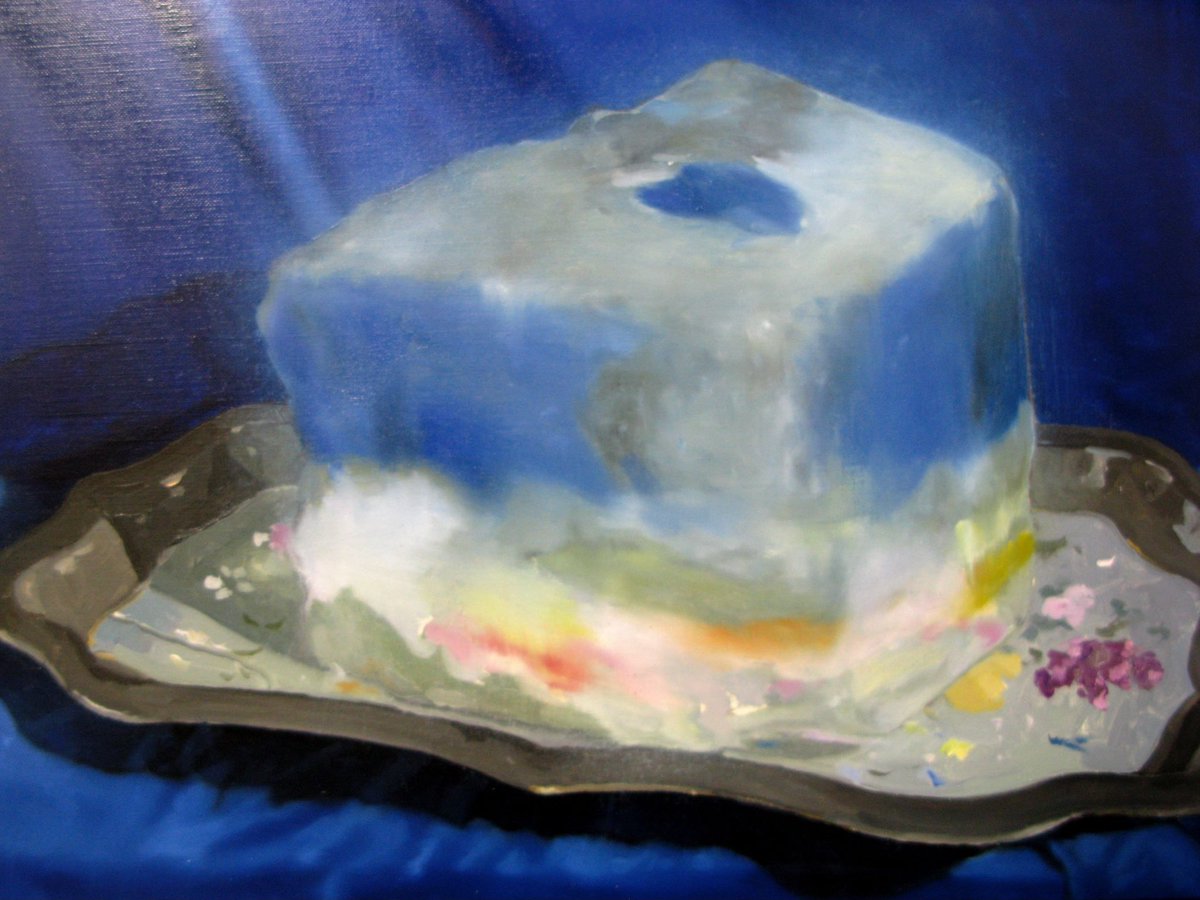 northstardoll's tweet image. “ice” paintings by greta waller