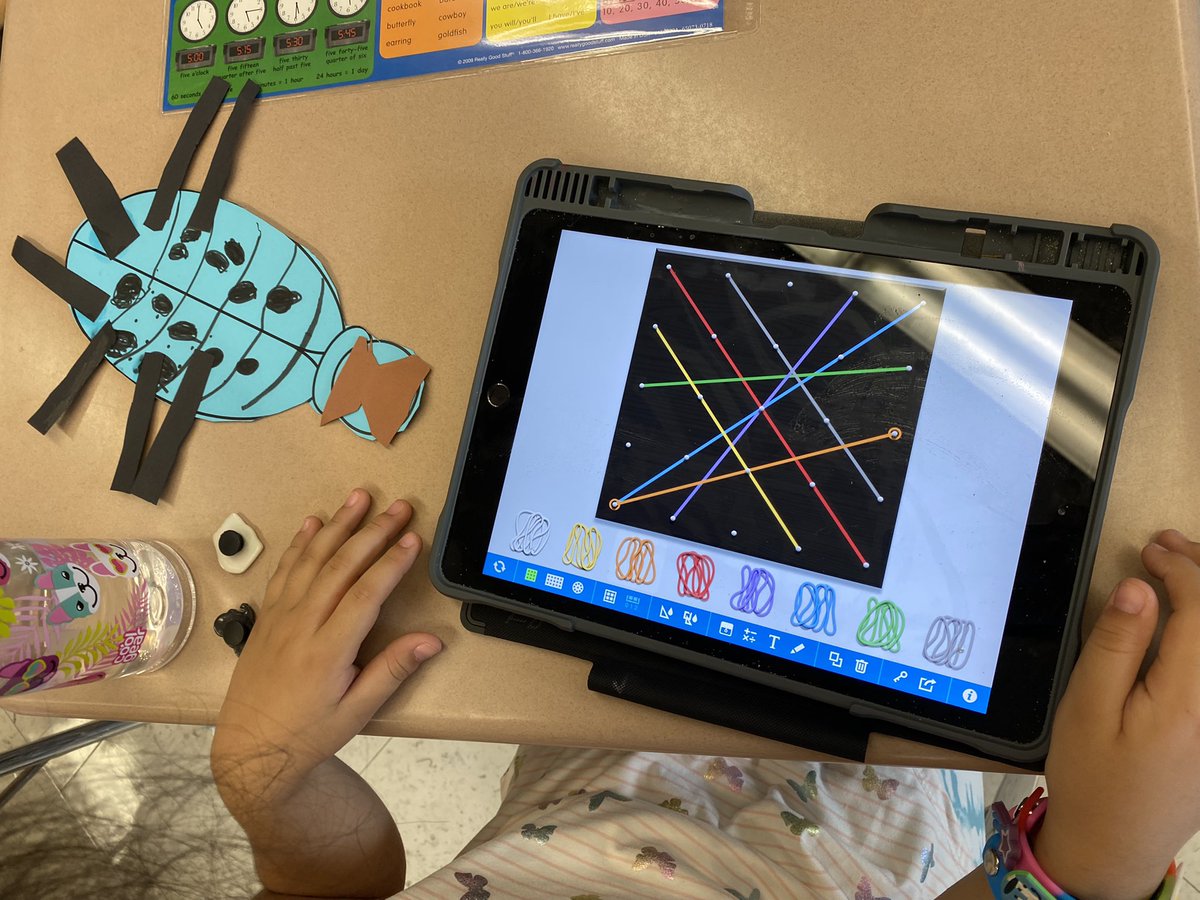 SraEdelson's tweet photo. We have been busy learning work places, creating beetle glyphs and making number racks! #112leads #wt112 https://t.co/ndhVHEu6Z3