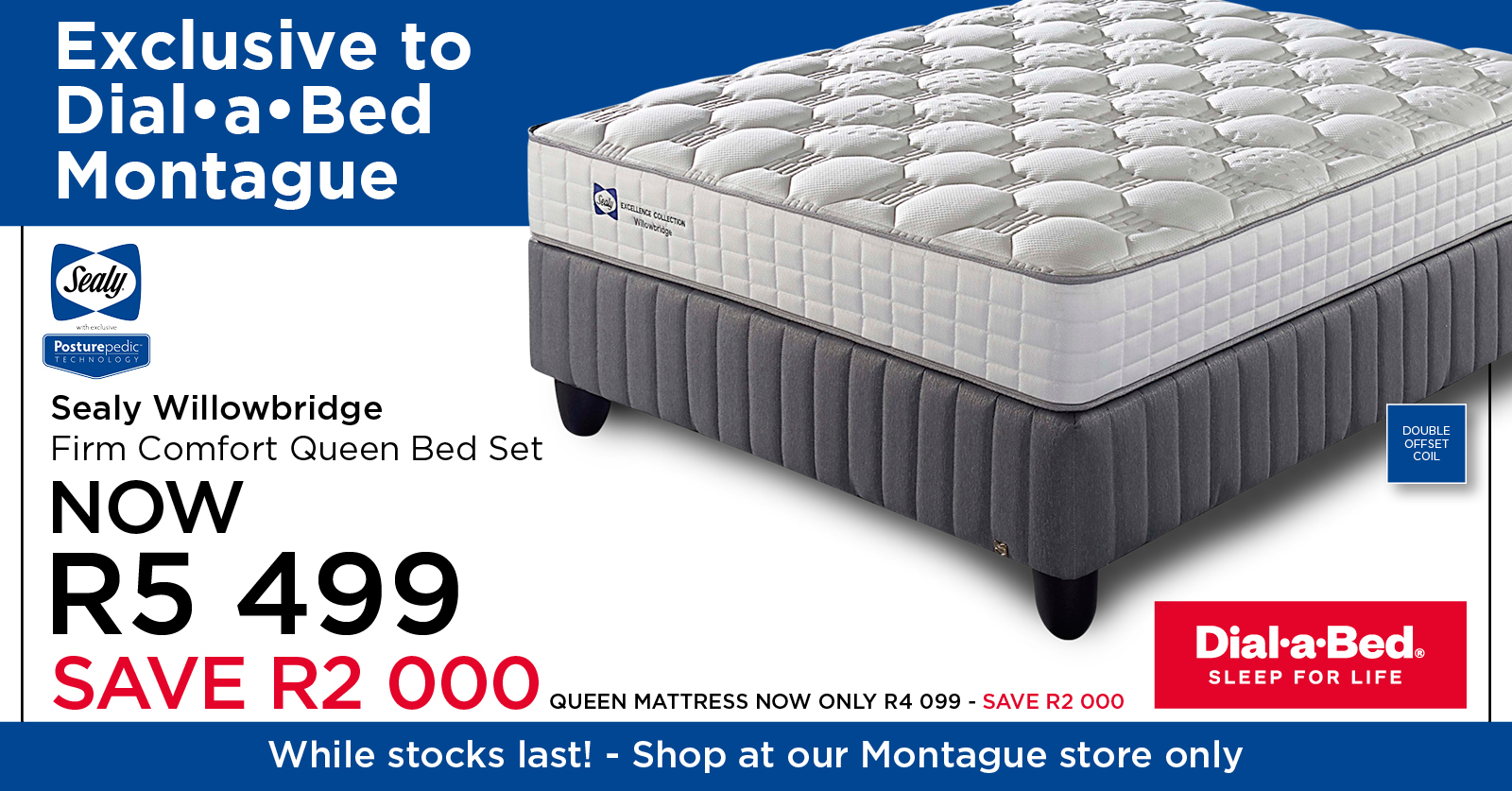 Dial a cheap bed sealy