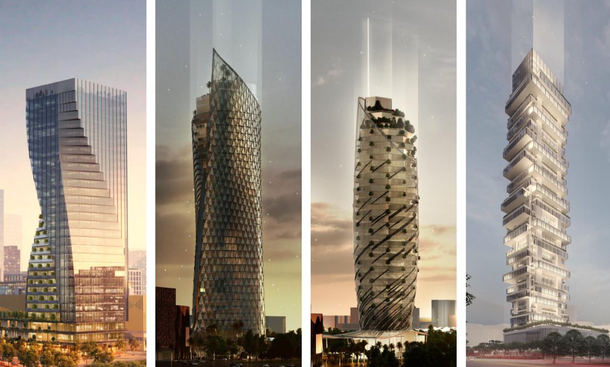 ArchetypeGroupe's tweet photo. #ConceptualIdeas for office buildings in Vietnam by #ArchetypeGroup #ArchetypeVietnam #BuildingRealEstate #MixedUseHighrise #OfficeTower #Architecture #ConceptDesign #ShapingTomorrow https://t.co/pRJRI1AGiu