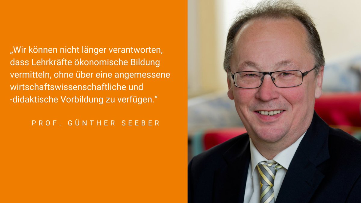 boeb_net's tweet image. Professor Günther Seeber ist Mitglied im #BOEB_NET-Kuratorium. Der Professor für Wirtschaftswissenschaft und ihre Didaktik an der @unikold setzt sich für eine grundständige Lehrkräfteausbildung im Bereich #ökonomischeBildung ein.