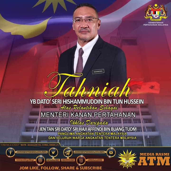 Menteri pertahanan malaysia 2021