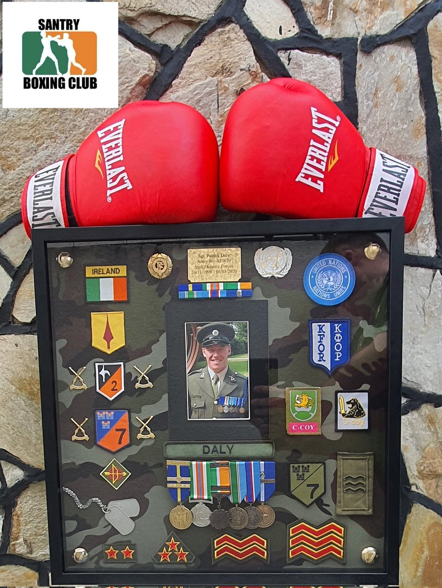 irish_DFbadges's tweet photo. Sgt. Paddy Daly (Retired) wanted a little something different from my usual frame layout and design....did I deliver? Knockout ! 
Get it done 👊
#Veteran #viking #Infantry #Santryboxingclub #irishdefenceforces #IrishNavalService #IrishAirCorps https://t.co/ZVHPStOuhb