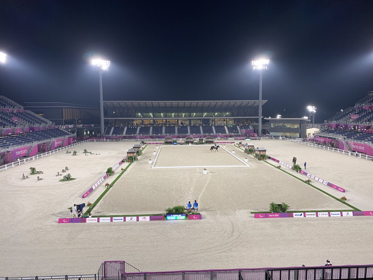 Incredible venues @Tokyo2020 #ParaEquestrian